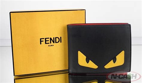 fendi monster wallet pink|fendi monster eyes bifold wallet.